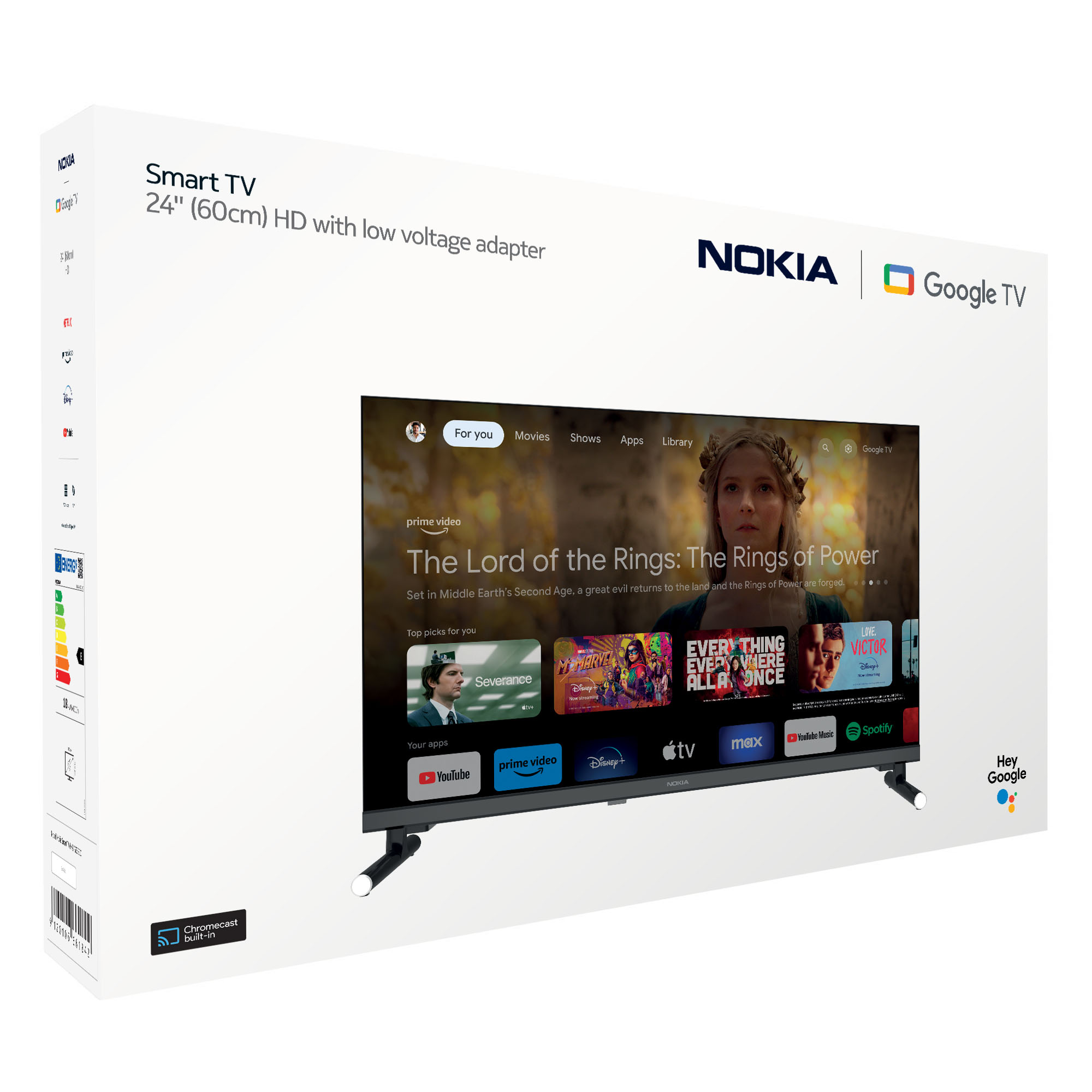 Nokia Google TV 24'' HD 12V