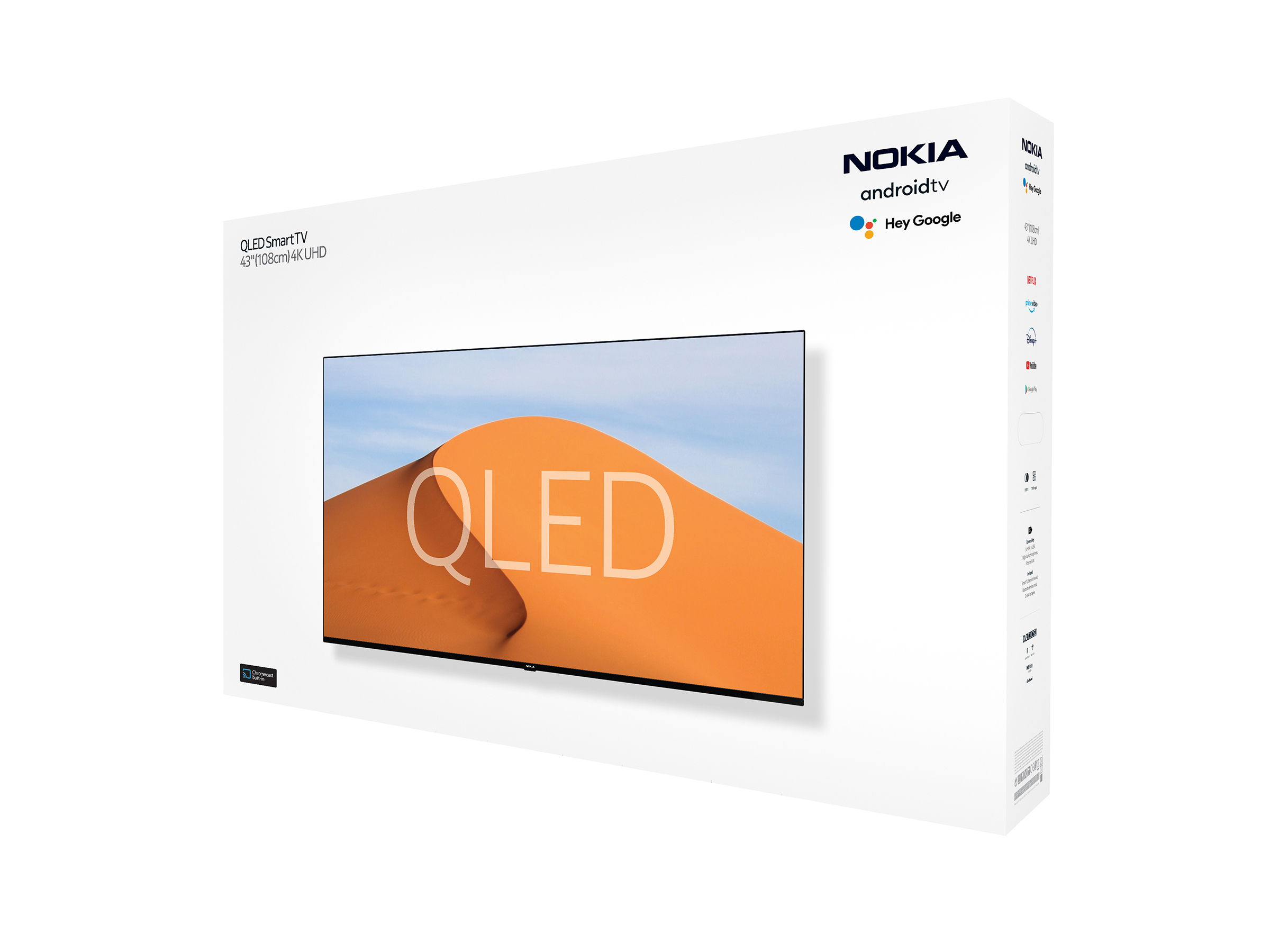 Nokia 43" 4K UHD QLED Smart TV on Android TV