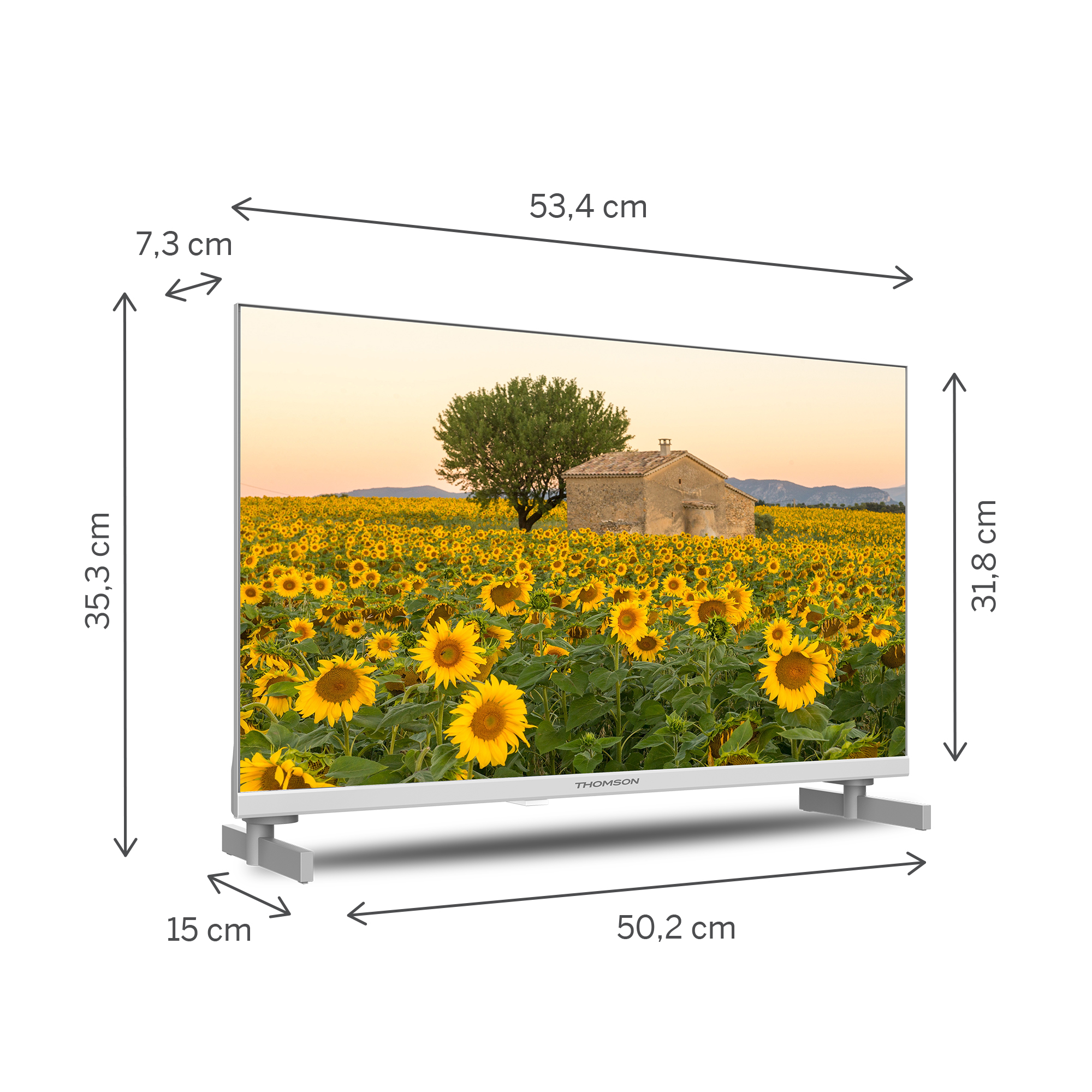 Thomson Android TV 24'' HD White 12V | 24HA2S13CW