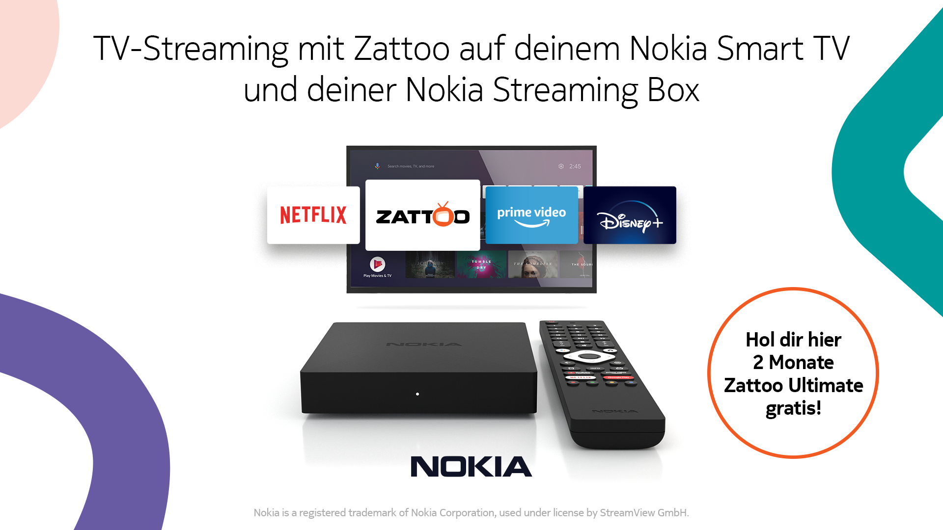 Nokia Smart TV mit Android TV   Netflix, Disney+ und mehr