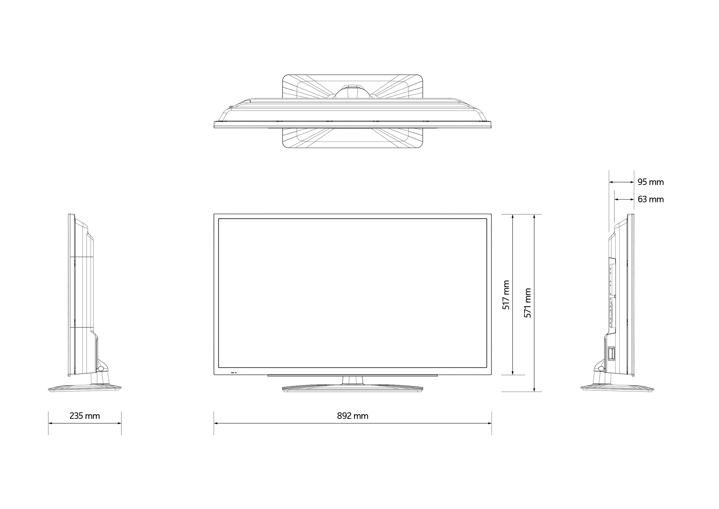 Nokia Smart LED TV 3900A , 39, Android - DVB S2