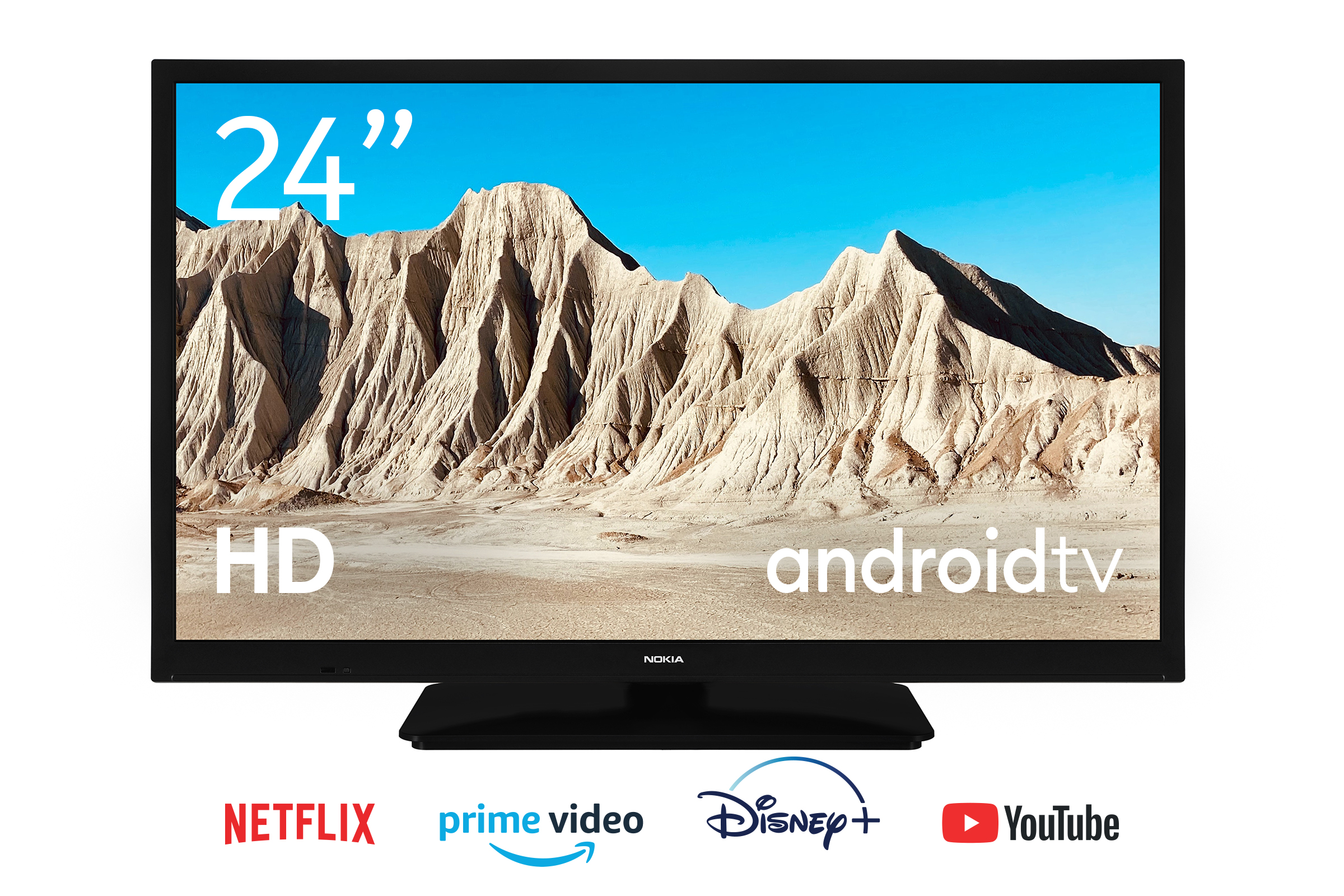 ANDROID TV™ DE 24 CON CAPACIDAD HD