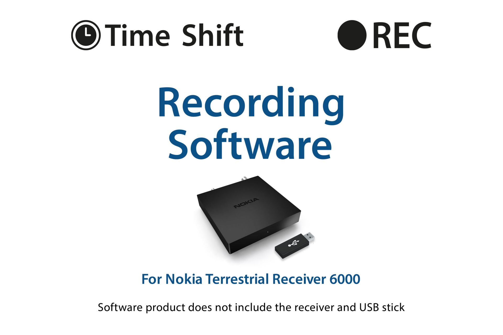 Recording Software Receiver 6000 SW10011